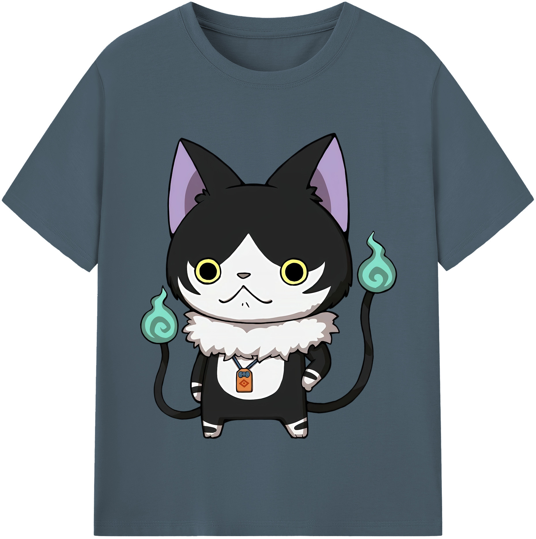 （画像用） 妖怪ウォッチ Yo-kai Watch 綿100％半袖Tシャツ（フロントプリント）